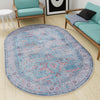 Zahara Oasis Collection Area Rug -  Marrakech Oval Blue  lifestyle 109