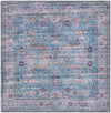 Zahara Oasis Collection Area Rug -  Marrakech Square Blue  lifestyle 35