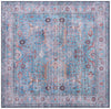 Zahara Oasis Collection Area Rug -  Marrakech Square Blue  lifestyle 61