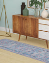 Zahara Oasis Collection Area Rug -  Marrakech Runner Blue  lifestyle 47