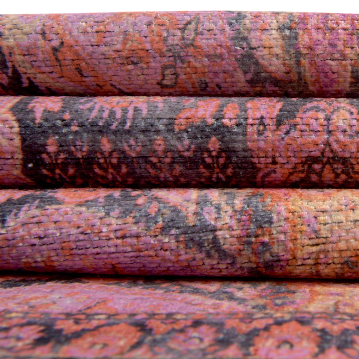 Aurora Waves Collection Area Rug -  Seljalandsfoss Rectangle Pink  lifestyle 13