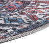 Aurora Waves Collection Area Rug -  Svalbard Round Black  lifestyle 30