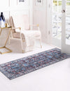 Aurora Waves Collection Area Rug -  Svalbard Runner Black  lifestyle 22