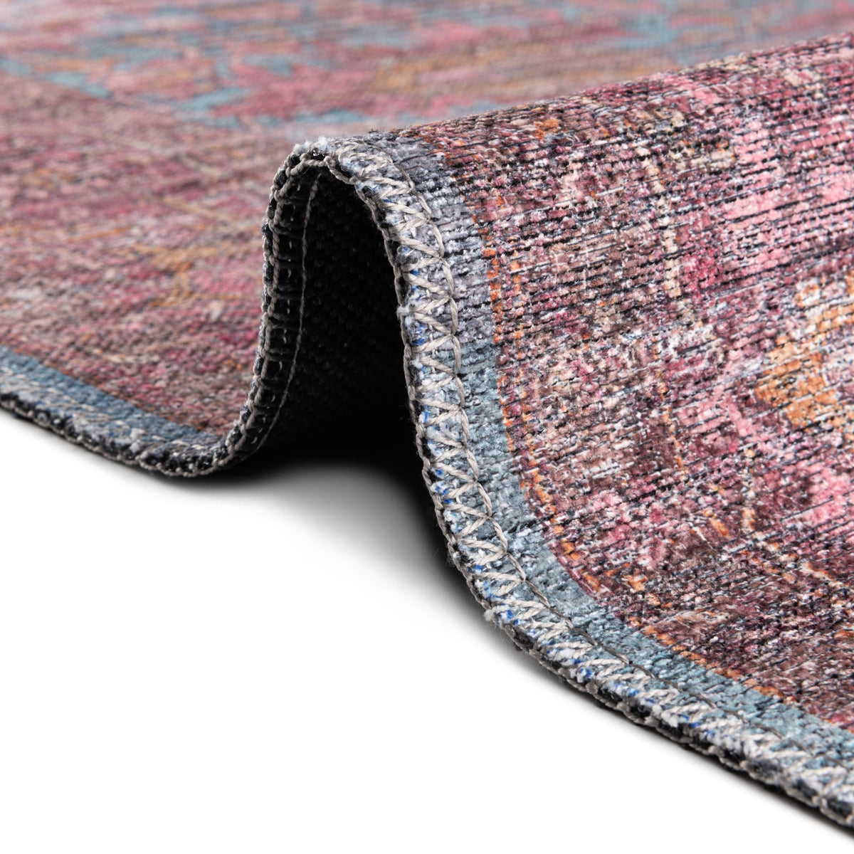 Aurora Waves Collection Area Rug -  Nordlys Rectangle Antique Blue  lifestyle 9