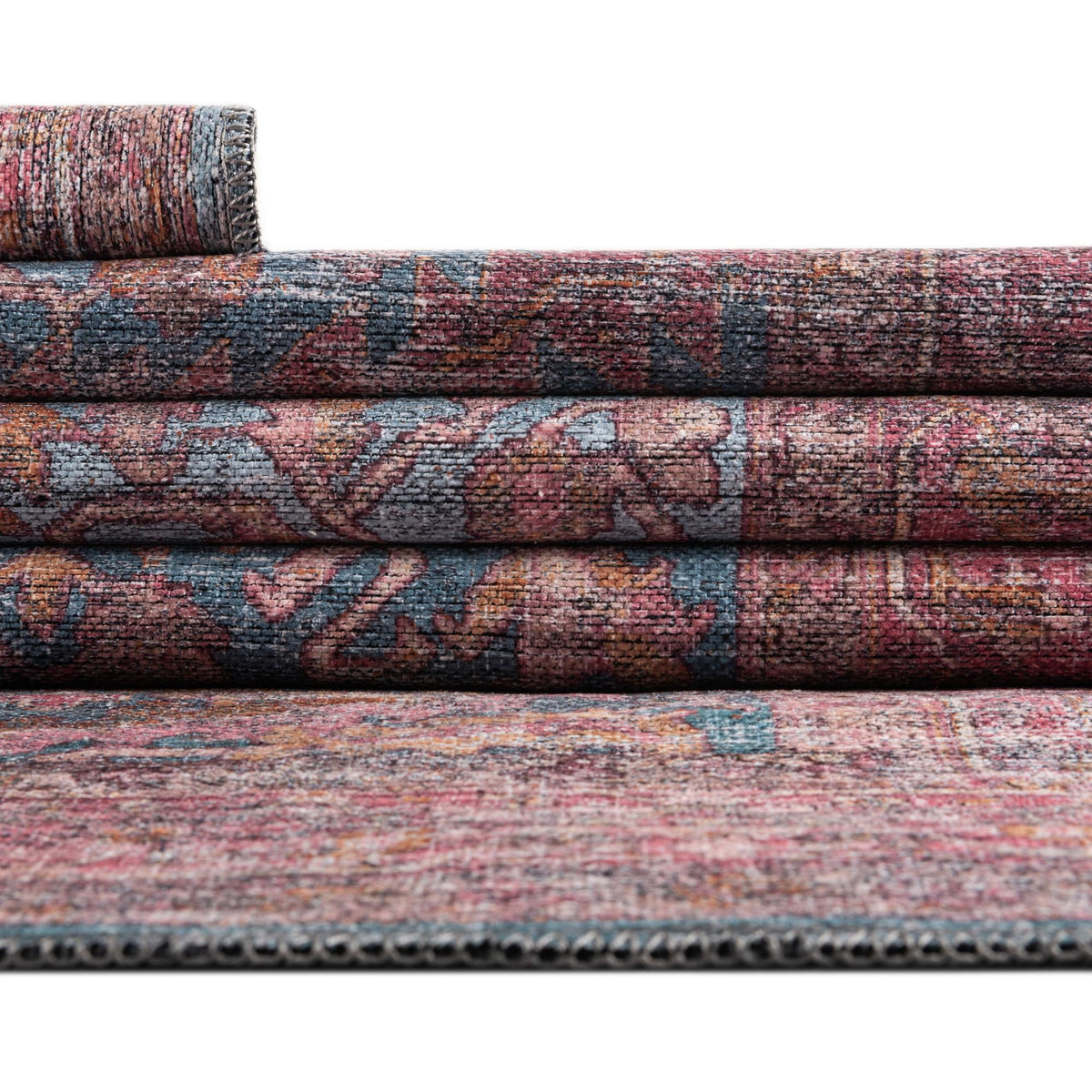 Aurora Waves Collection Area Rug -  Nordlys Rectangle Antique Blue  lifestyle 13