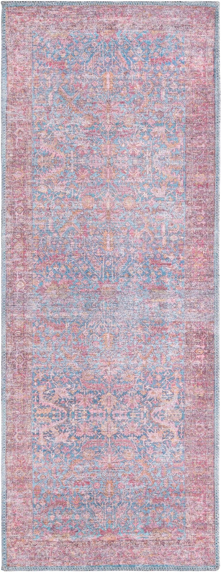 Aurora Waves Collection Area Rug -  Nordlys Runner Antique Blue  lifestyle 16