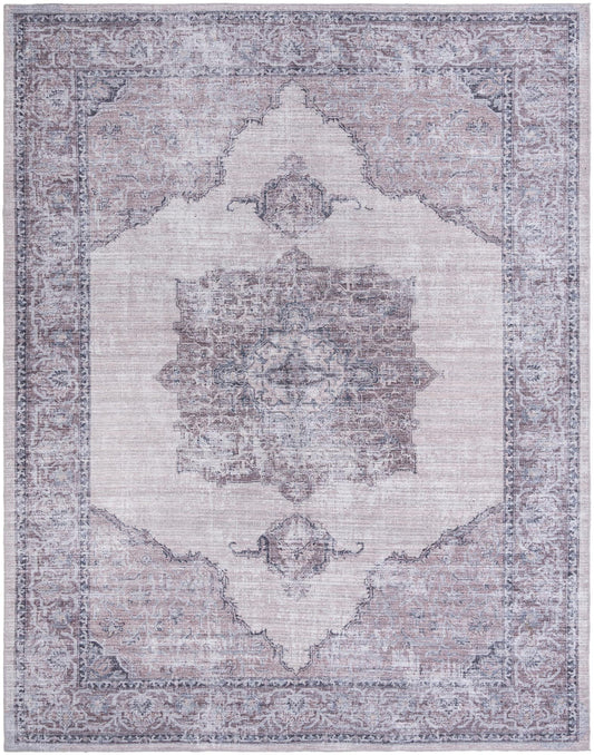 Aurora Waves Collection Area Rug -  Tromso Rectangle Ivory and Gray Main
