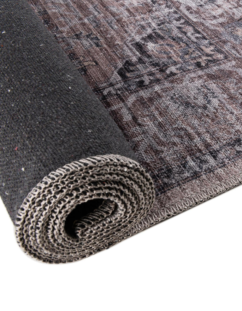 Aurora Waves Collection Area Rug -  Tromso Rectangle Ivory and Gray  lifestyle 11