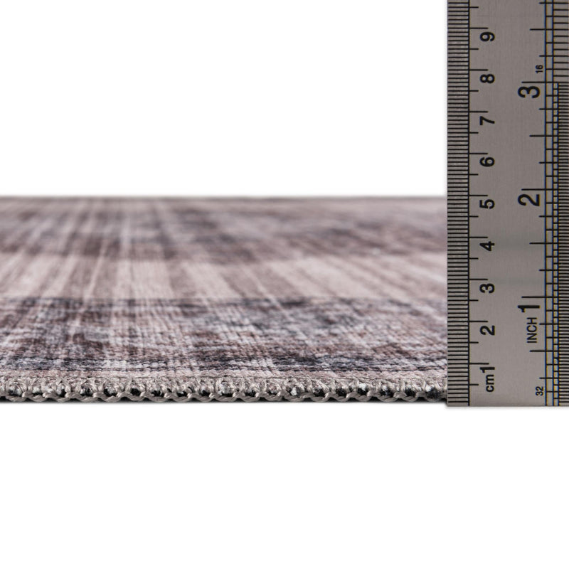 Aurora Waves Collection Area Rug -  Tromso Square Ivory and Gray  lifestyle 26