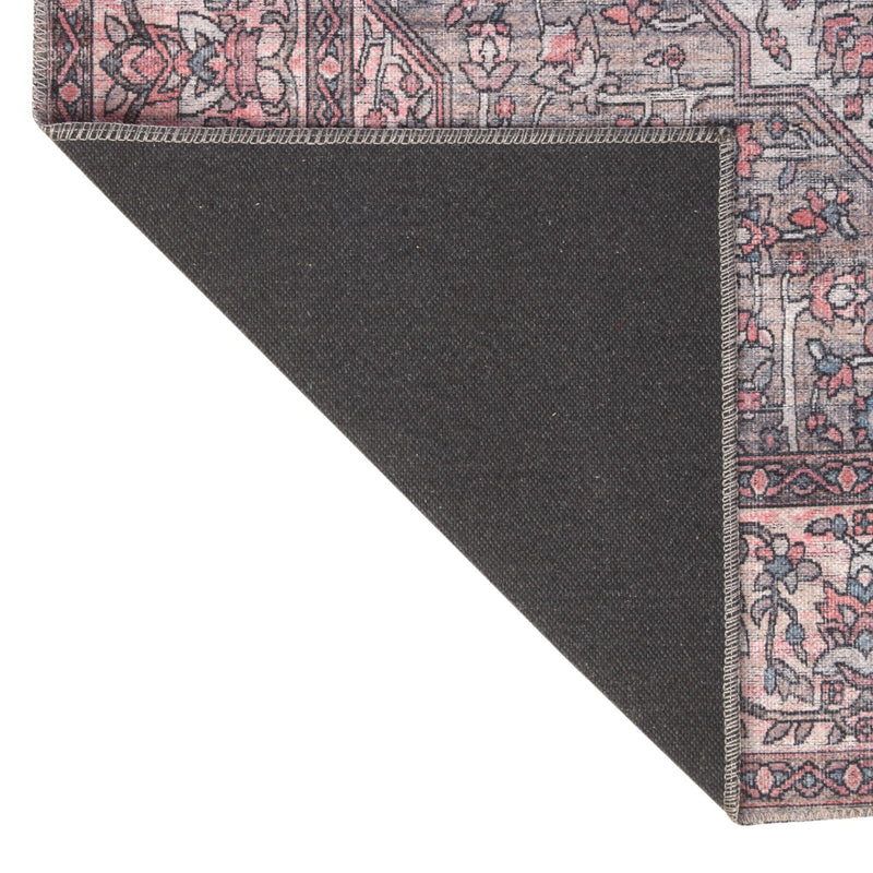 Aurora Waves Collection Area Rug -  Nuuk Rectangle Beige and pink  lifestyle 8