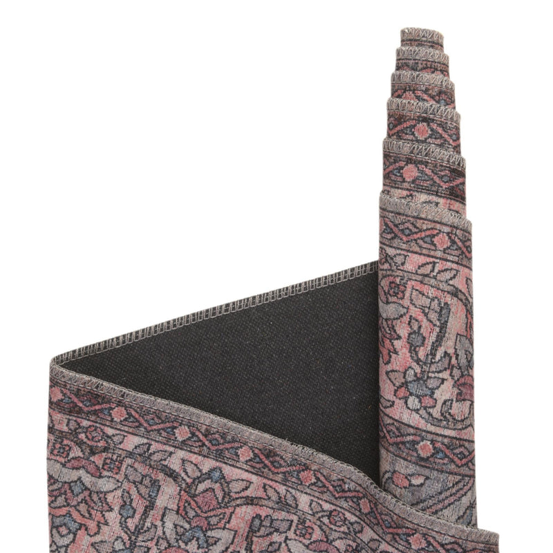 Aurora Waves Collection Area Rug -  Nuuk Rectangle Beige and pink  lifestyle 10