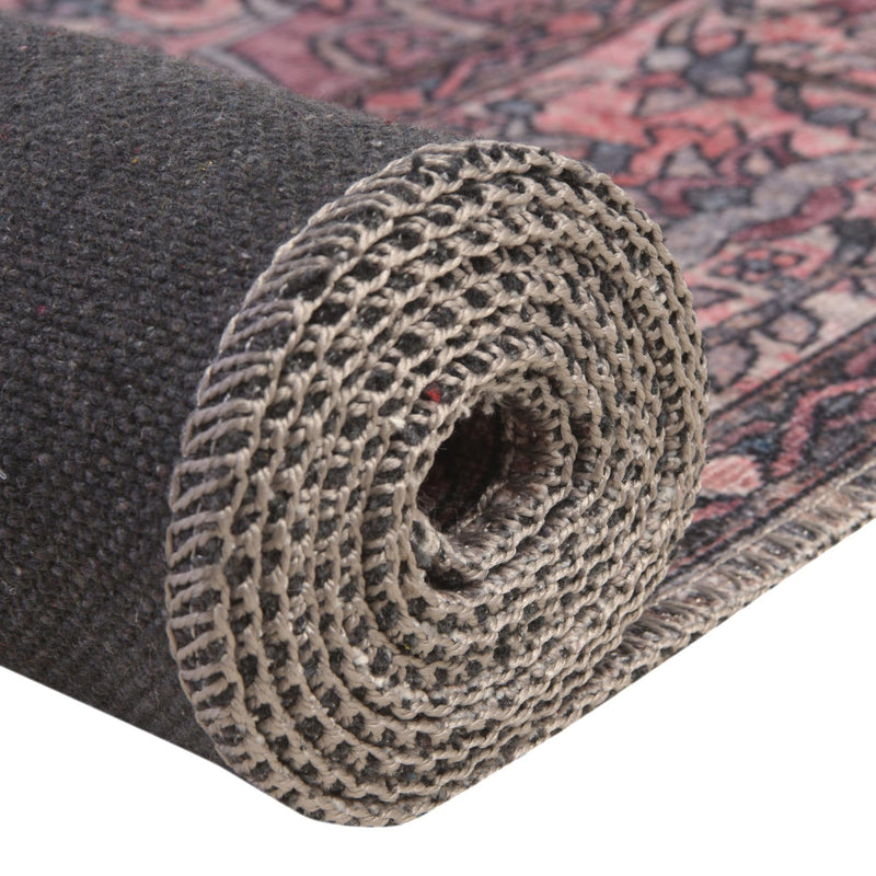 Aurora Waves Collection Area Rug -  Nuuk Rectangle Beige and pink  lifestyle 11