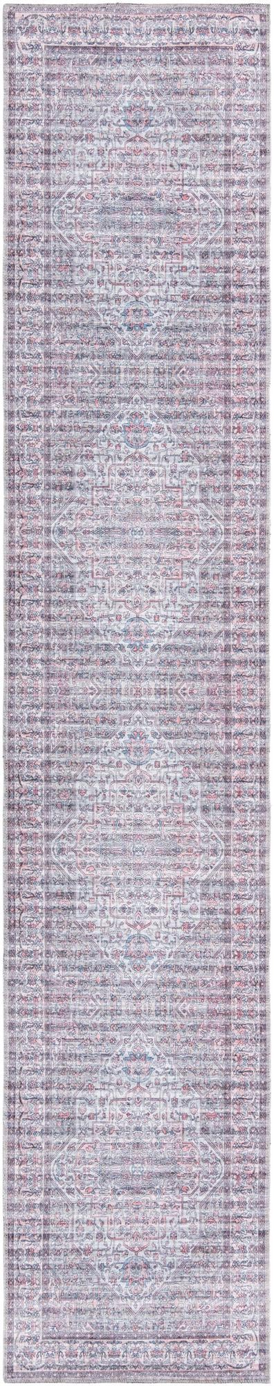 Maranta Collection Area Rug -  Nuuk Runner Beige and pink  lifestyle 17