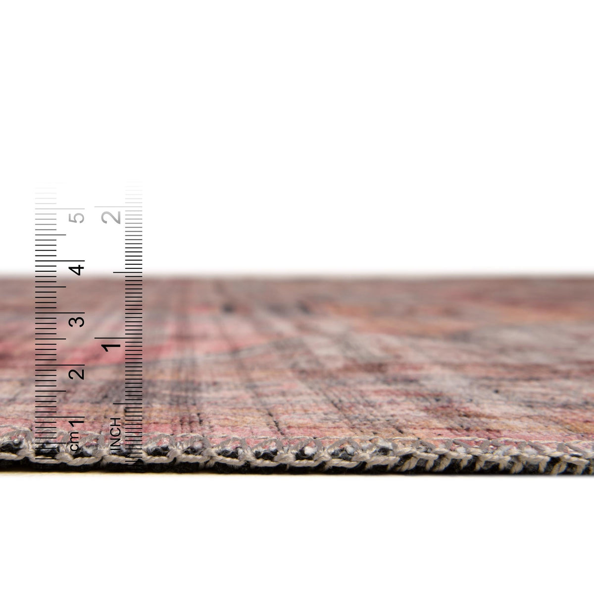 Aurora Waves Collection Area Rug -  Akureyri Rectangle Apricot and pink  lifestyle 4