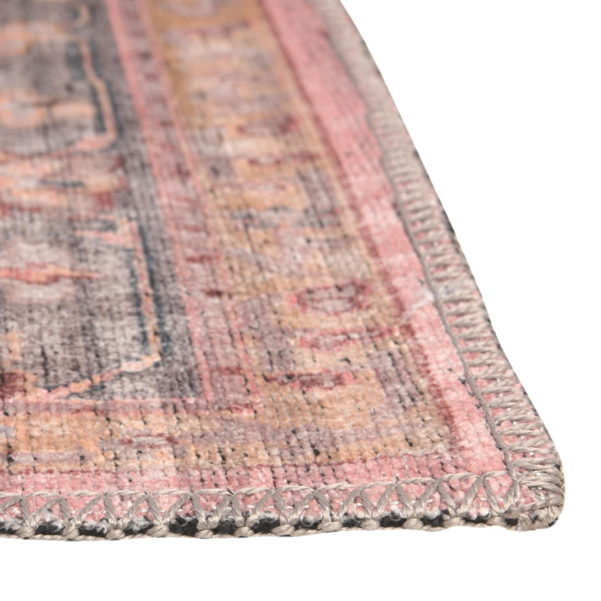 Aurora Waves Collection Area Rug -  Akureyri Rectangle Apricot and pink  lifestyle 6