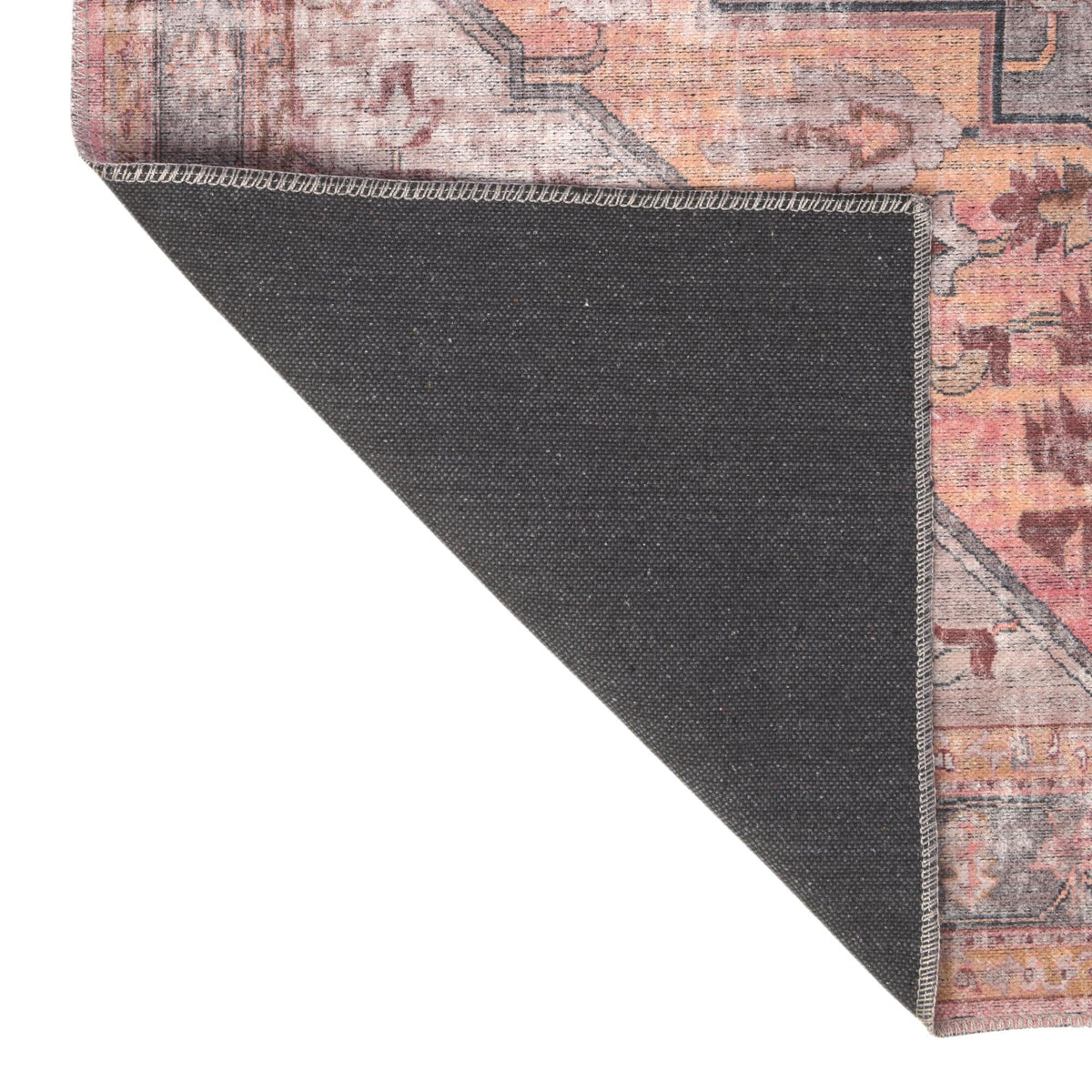 Aurora Waves Collection Area Rug -  Akureyri Rectangle Apricot and pink  lifestyle 8