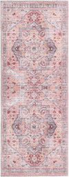 Aurora Waves Collection Area Rug -  Akureyri Runner Apricot and pink  lifestyle 16