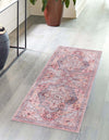Aurora Waves Collection Area Rug -  Akureyri Runner Apricot and pink  lifestyle 19