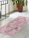 Aurora Waves Collection Area Rug -  Akureyri Runner Apricot and pink  lifestyle 22