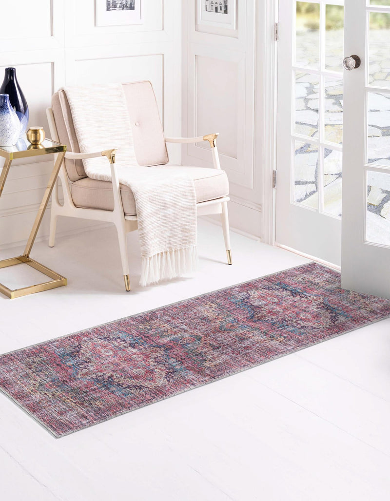Aurora Waves Collection Area Rug -  Reykjavik Runner Multi  lifestyle 37
