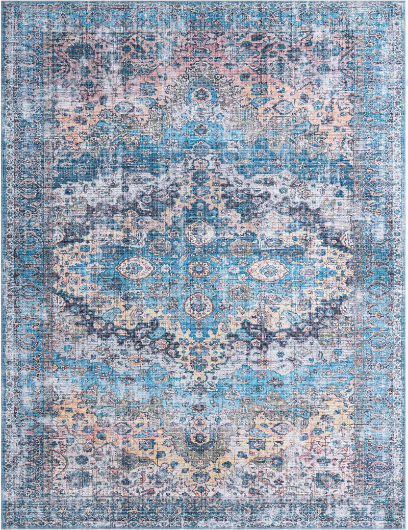 Aurora Waves Collection Area Rug -  Reykjavik Rectangle Blue  lifestyle 3