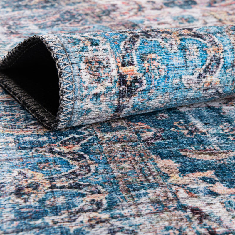 Aurora Waves Collection Area Rug -  Reykjavik Rectangle Blue  lifestyle 10
