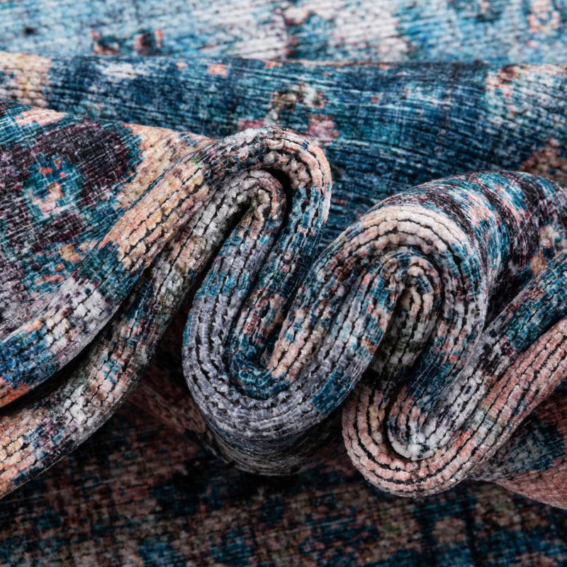 Aurora Waves Collection Area Rug -  Reykjavik Rectangle Blue  lifestyle 14