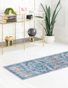 Aurora Waves Collection Area Rug -  Reykjavik Runner Blue  lifestyle 38