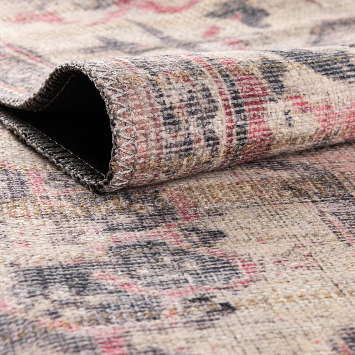 Vintage Memories Collection Area Rug - Heirloom Rectangle Beige pink  lifestyle 5