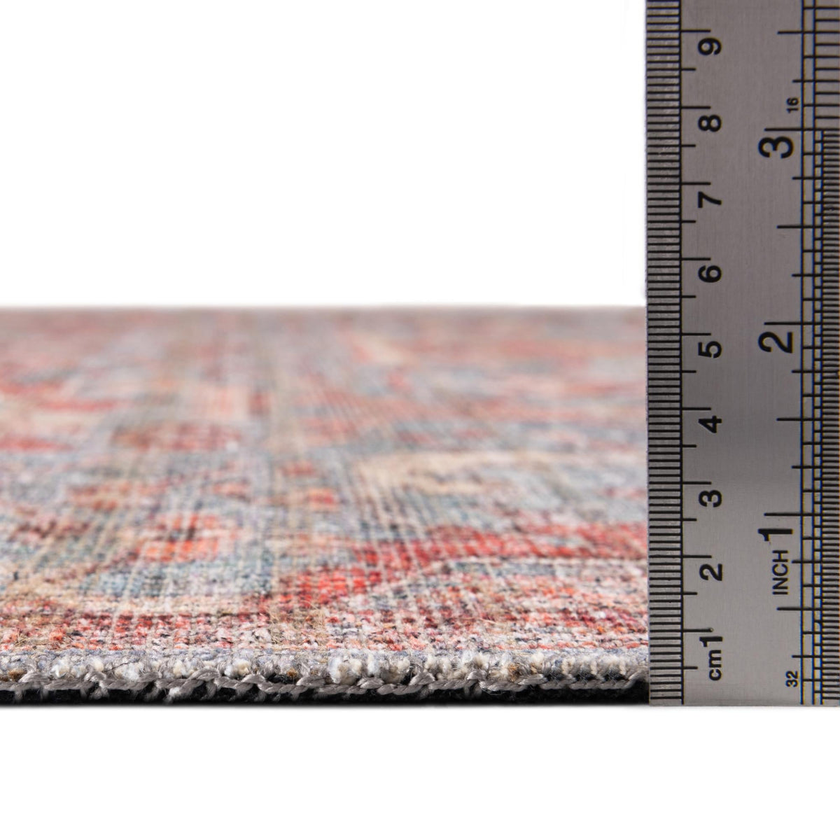 Vintage Memories Collection Area Rug -  Heritage Rectangle Antique Blue  lifestyle 4