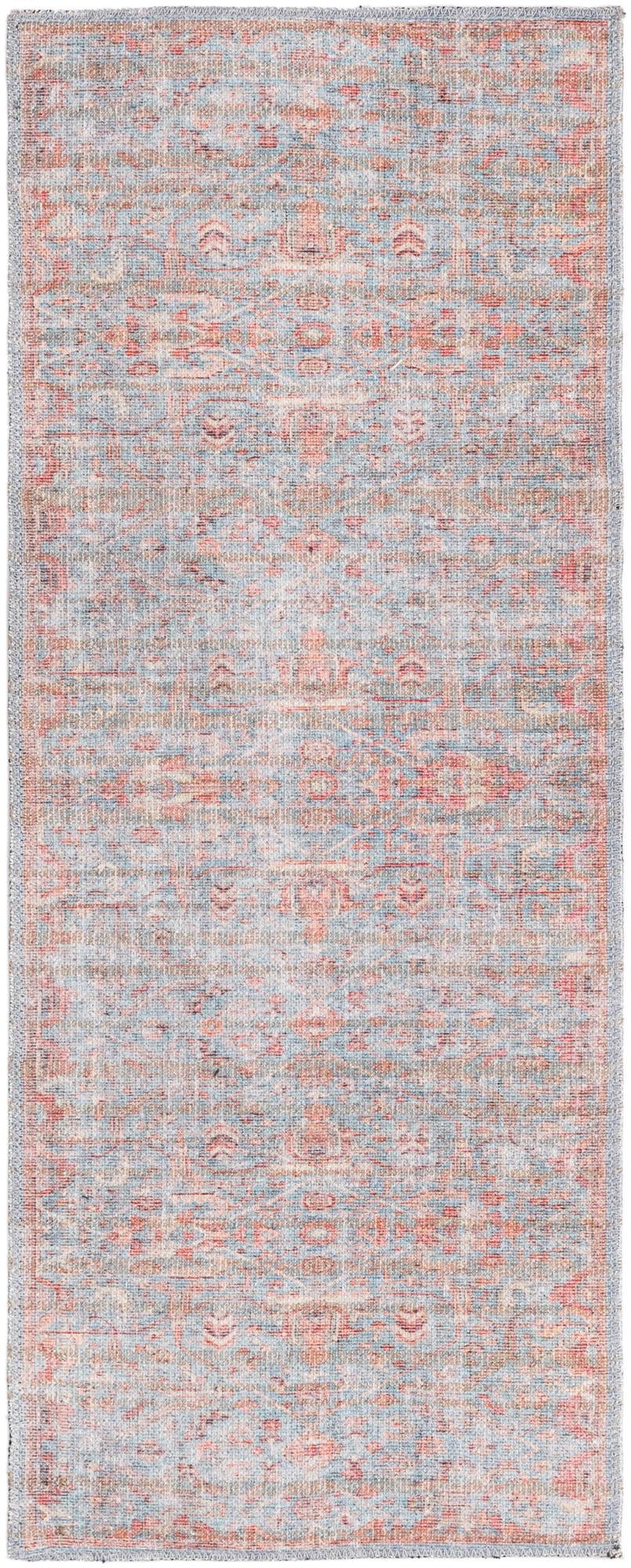 Vintage Memories Collection Area Rug -  Heritage Runner Antique Blue  lifestyle 20