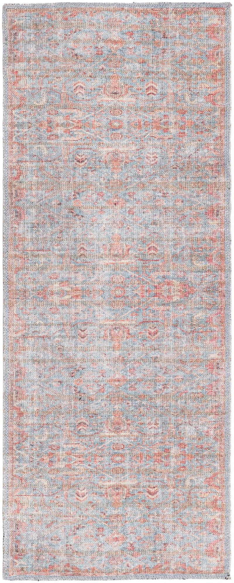 Vintage Memories Collection Area Rug -  Heritage Runner Antique Blue  lifestyle 20