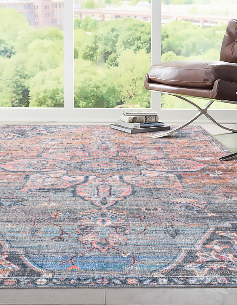 Vintage Memories Collection Area Rug -  Keepsake Rectangle Multi  lifestyle 3