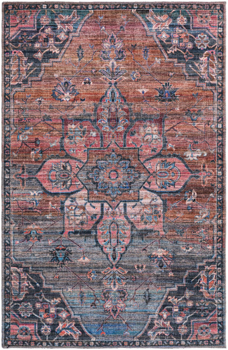 Vintage Memories Collection Area Rug -  Hindsight Rectangle Multi  lifestyle 2