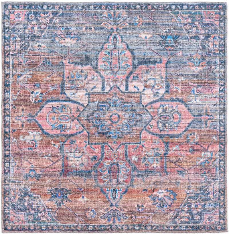 Vintage Memories Collection Area Rug -  Keepsake Square Multi  lifestyle 17
