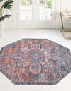Vintage Memories Collection Area Rug -  Keepsake Octagon Multi  lifestyle 29