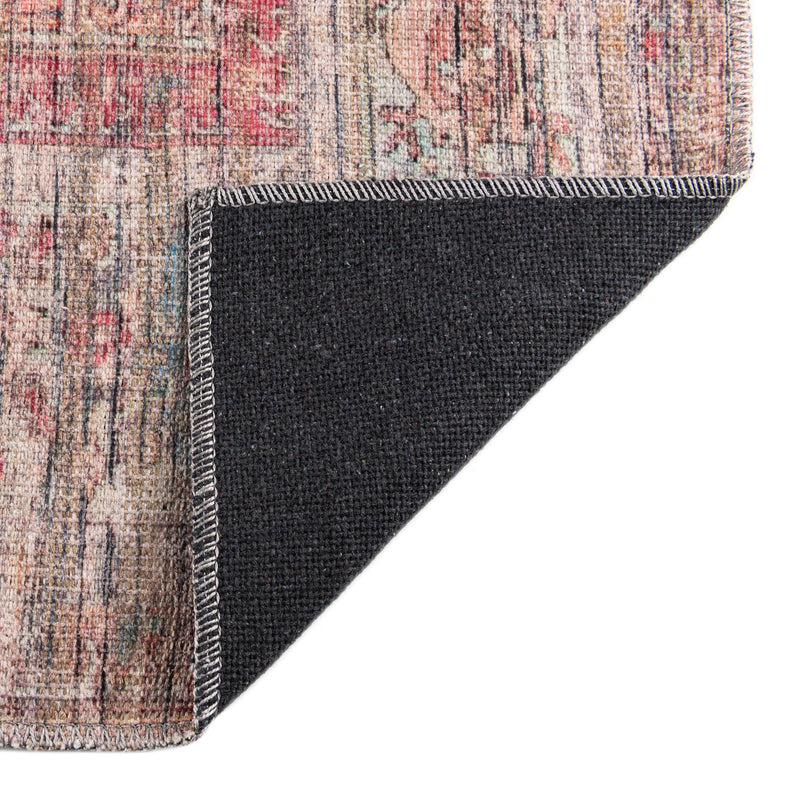 Vintage Memories Collection Area Rug -  Memoir Rectangle Rust Red and Brown  lifestyle 8