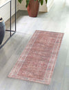 Vintage Memories Collection Area Rug -  Memoir Runner Rust Red and Brown  lifestyle 25