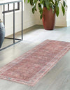 Vintage Memories Collection Area Rug -  Memoir Runner Rust Red and Brown  lifestyle 30