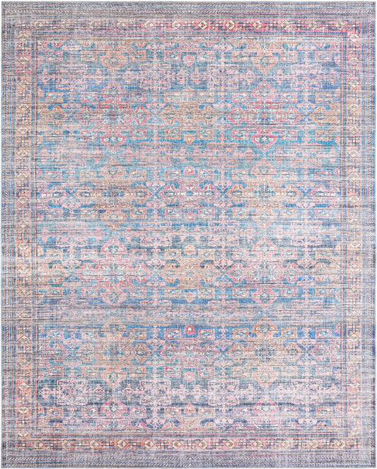Vintage Memories Collection Area Rug -  Legacy Rectangle Antique Blue Main