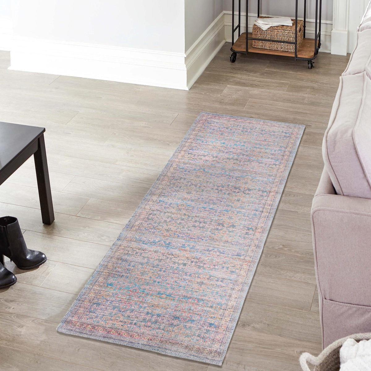 Vintage Memories Collection Area Rug -  Legacy Runner Antique Blue  lifestyle 83