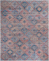 Mesa Modern Collection Area Rug - Canyon Rectangle Peach and Blue Main