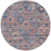 Mesa Modern Collection Area Rug - Canyon Round Peach and Blue  lifestyle 17