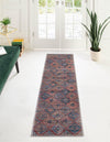Mesa Modern Collection Area Rug - Canyon Runner Peach and Blue  lifestyle 23