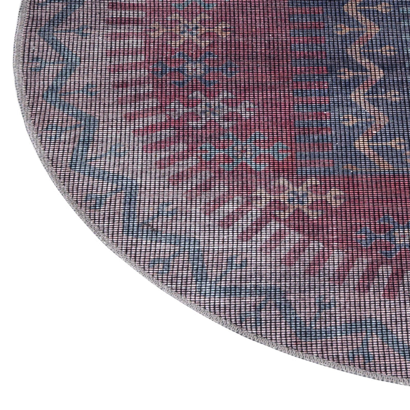 Mesa Modern Collection Area Rug -  Sedona Round Multi  lifestyle 37