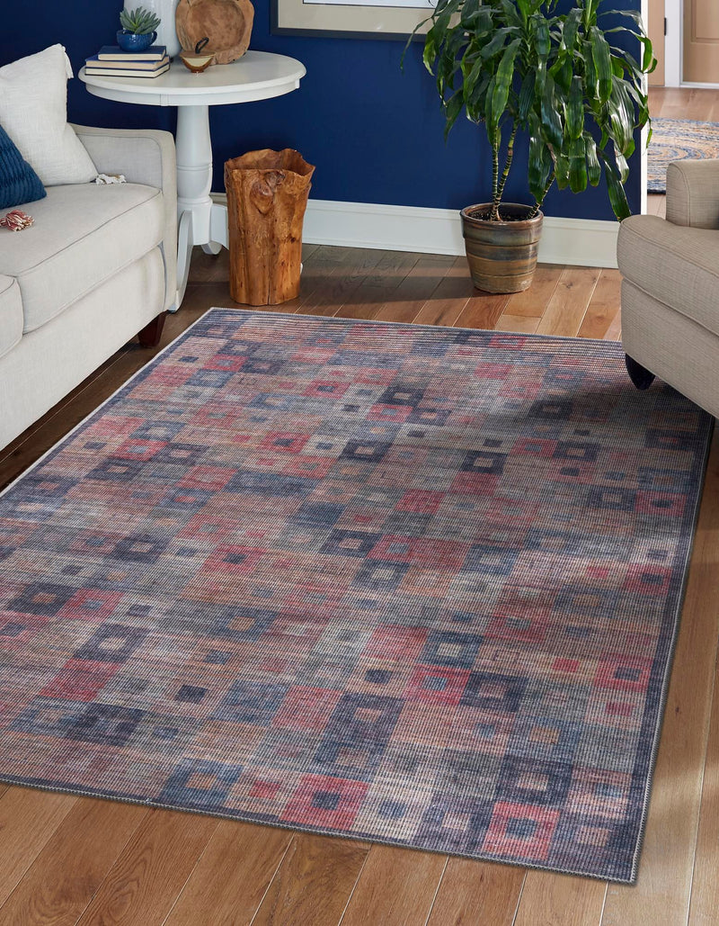 Mesa Modern Collection Area Rug -  Mojave Rectangle Multi  lifestyle 2