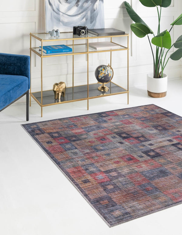 Mesa Modern Collection Area Rug -  Mojave Square Multi  lifestyle 22