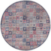 Mesa Modern Collection Area Rug -  Mojave Round Multi  lifestyle 15