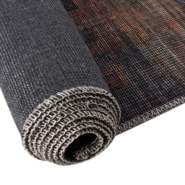Mesa Modern Collection Area Rug -  Mojave Round Multi  lifestyle 56