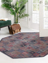 Mesa Modern Collection Area Rug -  Mojave Octagon Multi  lifestyle 24